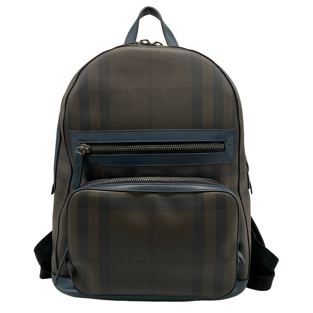 Burberry Khaki Black Pvc Backpack #335808B81B